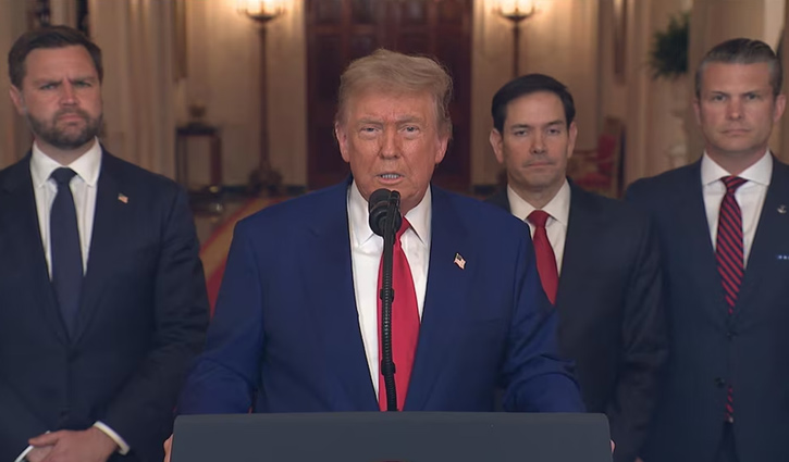 ইরানে হামলা অসাধারণ সামরিক সাফল্য: ট্রাম্প