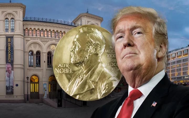নোবেল শান্তি পুরস্কারের জন্য মনোনীত ট্রাম্প