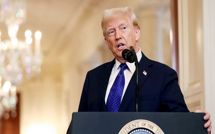 গাজায় খাদ্য কেন্দ্র খোলার ঘোষণা দিলেন ট্রাম্প