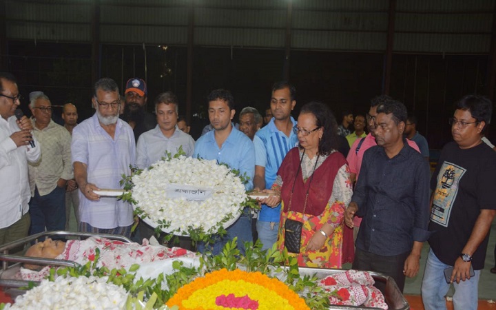 অঘোর মন্ডলকে ক্রীড়াঙ্গনে শেষ শ্রদ্ধা