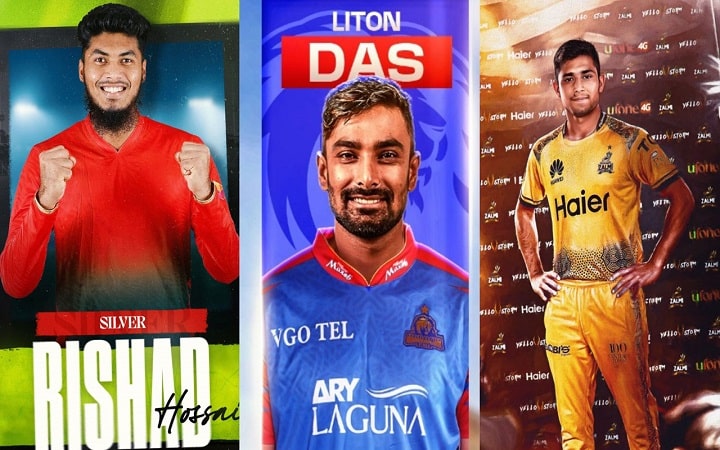 পিএসএল ড্রাফট শেষে ৬ দলের পূর্ণাঙ্গ স্কোয়াড