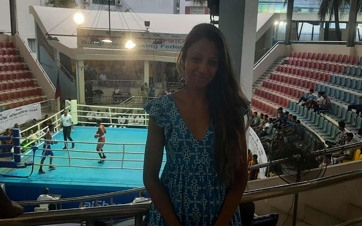 বক্সিংয়ে বাংলাদেশকে স্বপ্ন দেখাচ্ছেন আমেরিকান প্রবাসী জিনাত