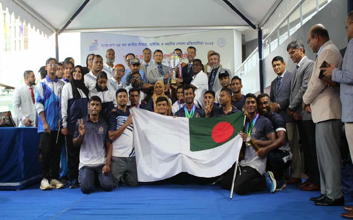 নৌবাহিনীর শ্রেষ্ঠত্ব ও ২০ রেকর্ডে সমাপ্ত জাতীয় সাঁতার