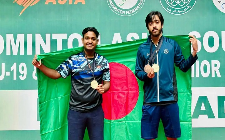 পাকিস্তানে ব্যাডমিন্টনে বাংলাদেশের স্বর্ণ