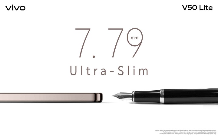 ভিভো ভি৫০ লাইট: আল্ট্রা স্লিম ডিজাইনের ফোনে শক্তিশালী ব্যাটারি