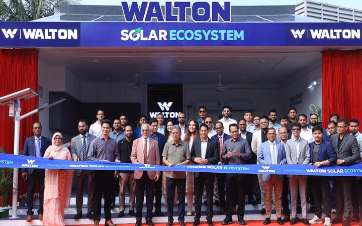 সোলার ইকোসিস্টেম উন্মোচন করল ওয়ালটন: সোলারে চলবে ফ্রিজ-এসি-টিভি