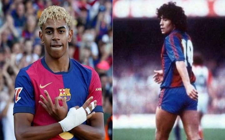 বার্সায় ম্যারাডোনাকে ছাড়িয়ে গেলেন ইয়ামাল