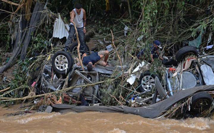 ব্রাজিলে বৃষ্টি ও আকস্মিক বন্যায় এ পর্যন্ত ১৩৬ জনের মৃত্যু